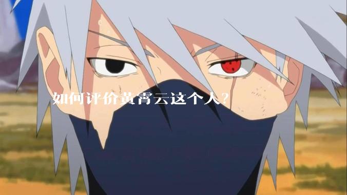 如何评价黄霄云这个人？