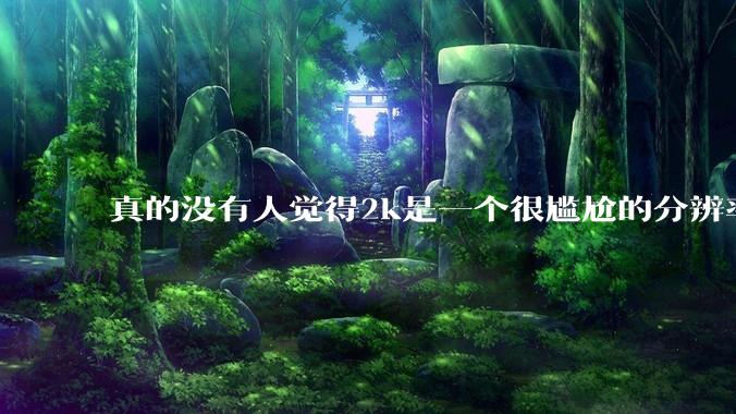 真的没有人觉得2k是一个很尴尬的分辨率吗？